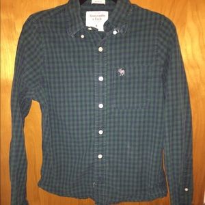 Abercrombie & Fitch Plaid Button Down Shirt